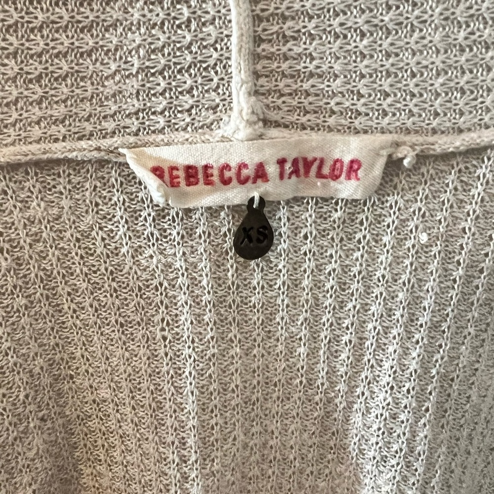 Rebecca Taylor Silk Cashmere Cardigan size XS - Picture 2 of 5